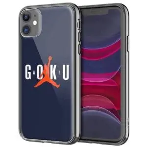 Air Goku Parodie Air Jordan, Coque iPhone en Verre Trempé, collection Fun