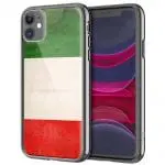 Drapeau italie, italien, Coque pour iPhone 12 en Verre Trempé
