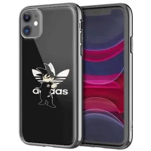 Adidas, Goku, Coque pour iPhone 12 en verre Trempé