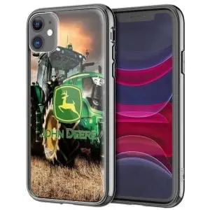 Tracteur Agricole, Coque pour iPhone 12 en Verre Trempé