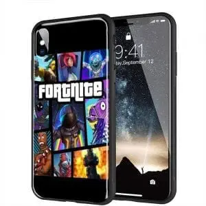 Coque Fortnite pour iPhone XR en Verre Trempé
