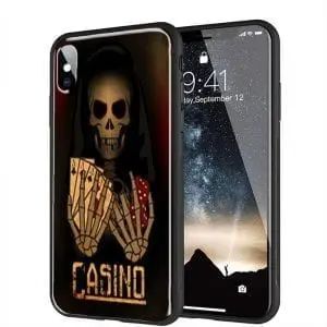 Skull Jeu, Coque iPhone XR en Verre Trempé