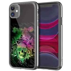 Coque Swag Skull pour iPhone 12 en Verre Trempé