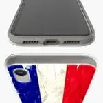 Protection anti chocs pour iPhone XR aux Couleurs du Drapeau Français