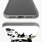 Coque personnalisée pour iPhone XR motif Skull Rey de la Muerte en silicone