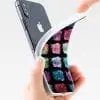 Housse Souple Silicone iPhone XR motif Watercolor Space