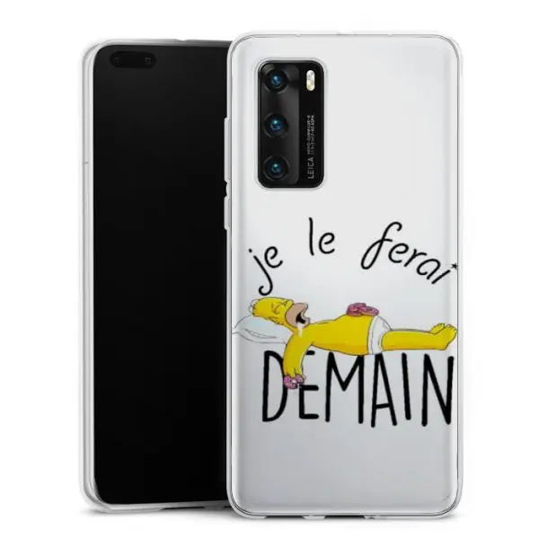 Coque Huawei P40 Homer Simpson