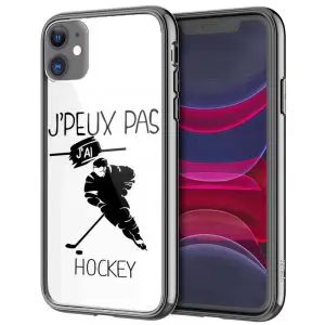 Coque iPhone 12 sport hockey sur glace