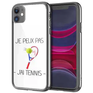 Coque iPhone 12 sport tennis