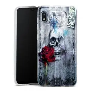 Coque samsung a10 silicone Gothique painting macabre style