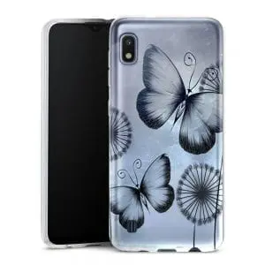 coque samsung a10 pour fille silicone butterflies
