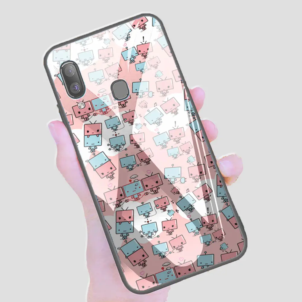 Coque Samsung Galaxy A40 Silicone et Verre Trempé Rose