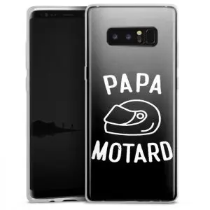Coque Samsung Galaxy Note 8 Papa Motard Passion
