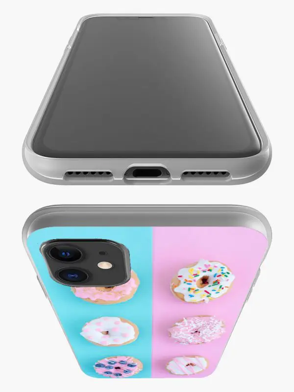 Coque en silicone Donuts Time pour smartphone