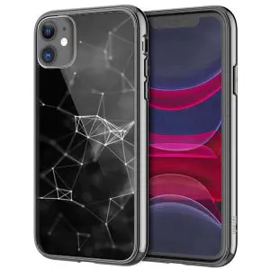 Coque Geometric Network Arcade pour iPhone, Samsung, Huawei