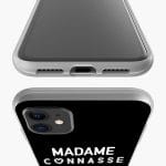 Coque en silicone Madame Connasse pour iPhone, Samsung Galaxy, Huawei, Xperia, Xiaomi