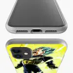 Coque gel Silicone Dragon Ball Z Majin Vegeta Transformation pour téléphones iPhone, Samsung, Huawei, Xiaomi