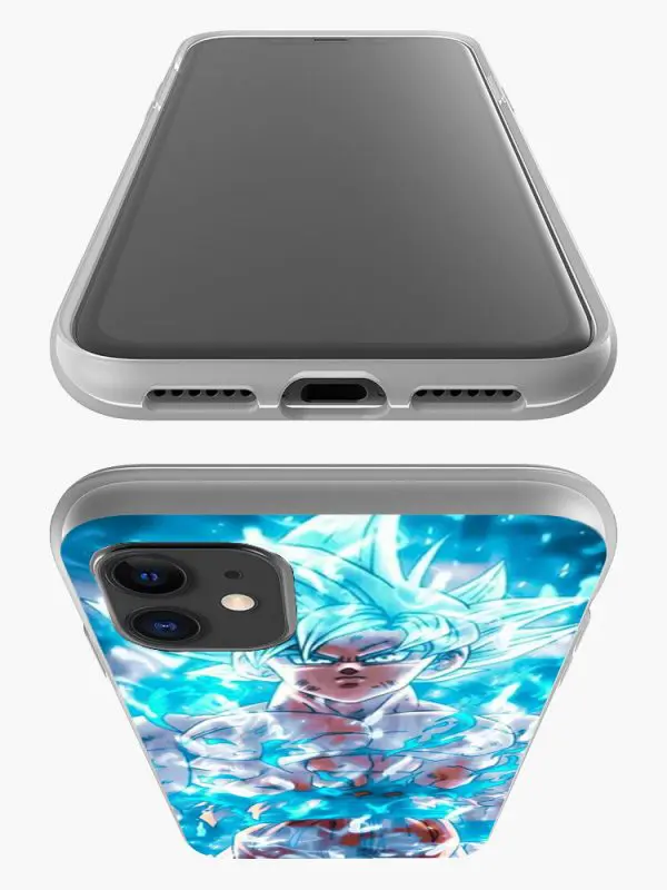 Coque Silicone Dragon Ball Z Super Freeza Power Up pour iPhone, Samsung, Huawei, Xiaomi