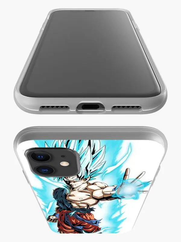 Coque Silicone Dragon Ball Z Super Saiyan pour iPhone, Samsung, Huawei, Xiaomi