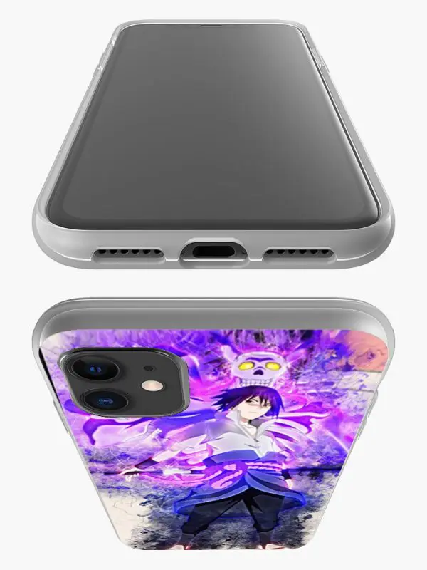 Coque Silicone Sasuke Armure Susanoo pour iPhone, Samsung, Huawei, Xiaomi