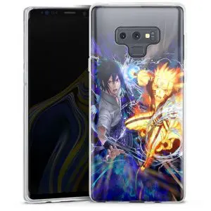 Coque Fight Naruto Sasuke en Silicone pour Samsung Galaxy Note 9