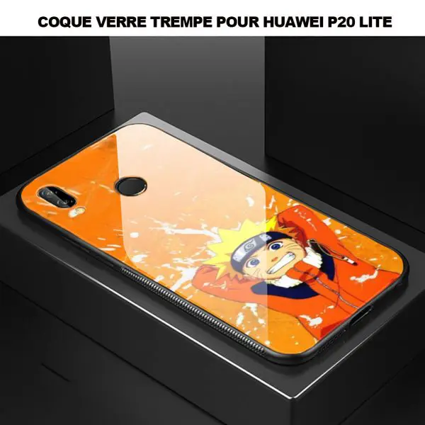 Coque Verre trempé P20 Lite Huawei naruto shippuden mission detente