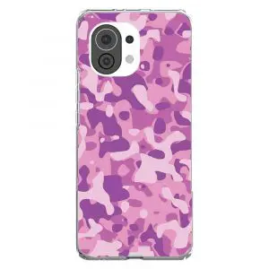 Camouflage Rose Militaire , Coque en Silicone pour Xiaomi Mi 11