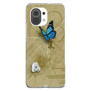 Papillon Bleu, Coque pour Xiaomi Mi 11