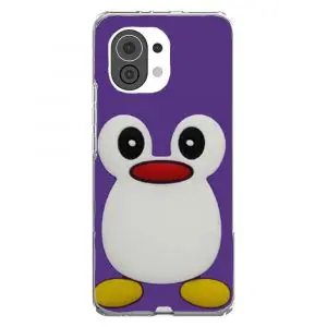 Pingouin fun sur un fond violet, Coque pour Xiaomi Mi 11