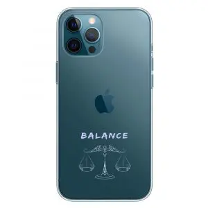 Coque Signe Balance pour iPhone, Samsung, Huawei, Xiaomi, Oppo en gel silicone