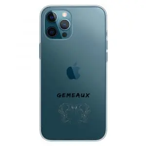 Coque de téléphone Signe du Gemeaux pour iPhone, Samsung, Huawei, Xiaomi, Oppo
