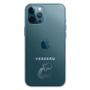 Coque Antichocs Signe Verseau pour smartphones iPhone, Samsung, Huawei, Xiaomi, Oppo