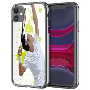 Coque Watercolor Men Tennis pour iPhone, Samsung, Huawei, Xiaomi