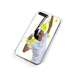 Coque Watercolor Men Tennis Silicone pour téléphone Portable Apple iPhone 8