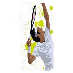 Coque Watercolor Men Tennis Silicone pour téléphone Portable Samsung A21