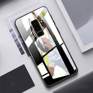 Coque en Verre Trempé pour téléphone Portable Samsung S9