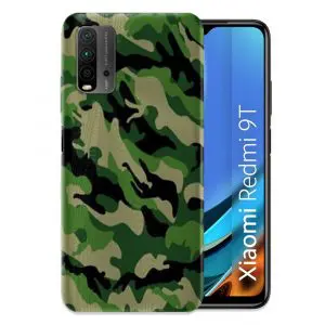 Tenue de Camouflage Militaire Vert, Coque télephone Xiaomi Redmi 9T personnalisée