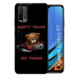 Ne Touches pas a mon telephone Coque télephone Xiaomi Redmi 9T personnalisée