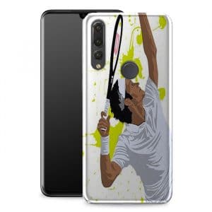 Coque Watercolor Men Tennis Silicone pour téléphone Portable Huawei P30 LIte