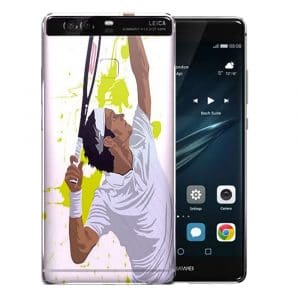 Coque Watercolor Men Tennis Silicone pour téléphone Portable Huawei P9