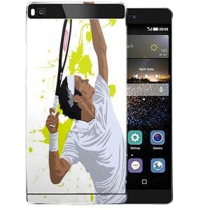 Coque Watercolor Men Tennis Silicone pour téléphone Portable Huawei P8 Lite