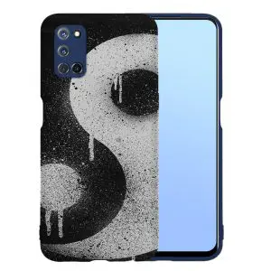 Coque antichocs Oppo A52, A72, A92 personnalisée Ying Yang Paint