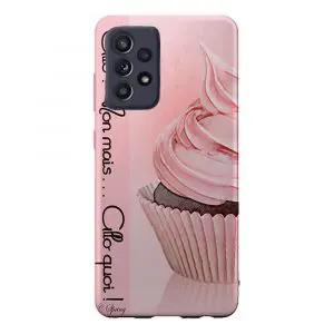 Motifs Girly : Coque smartphone A52 5G Samsung Galaxy en silicone souple
