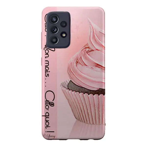 Motifs Girly : Coque smartphone A52 5G Samsung Galaxy en silicone souple