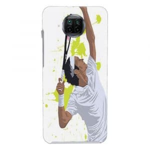 Coque Watercolor Men Tennis en Silicone pour téléphone Portable Xiaomi Mi 10T Lite