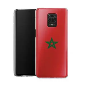 Coque personnalisée Xiaomi Redmi Note 9T Drapeau Marocain