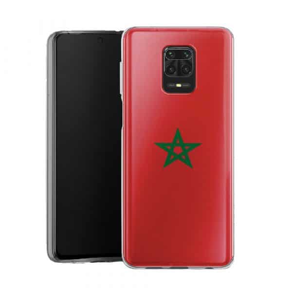 Coque personnalisée Xiaomi Redmi Note 9T Drapeau Marocain