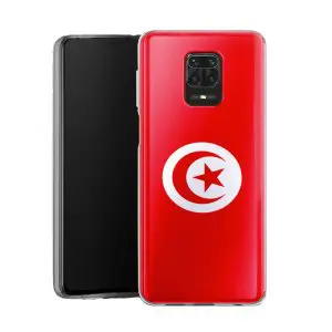 Coque personnalisée Xiaomi Redmi Note 9T Drapeau Tunisien