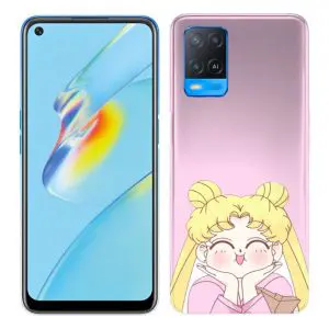 Coque silicone pour téléphone Oppo A54, A74 Sailor Moon Cute Manga