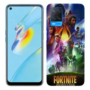 Coque de telephone pour Oppo A54 5G, A74 5G Fortnite Skin Omega Infinity War